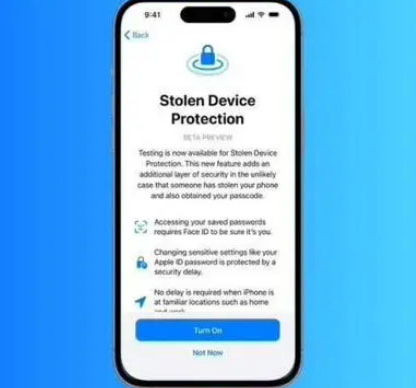 延平苹果授权维修店分享被盗设备保护功能开启方法 