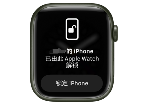 延平苹果手机维修分享用 AppleWatch 解锁配备面容 ID 的 iPhone方法 