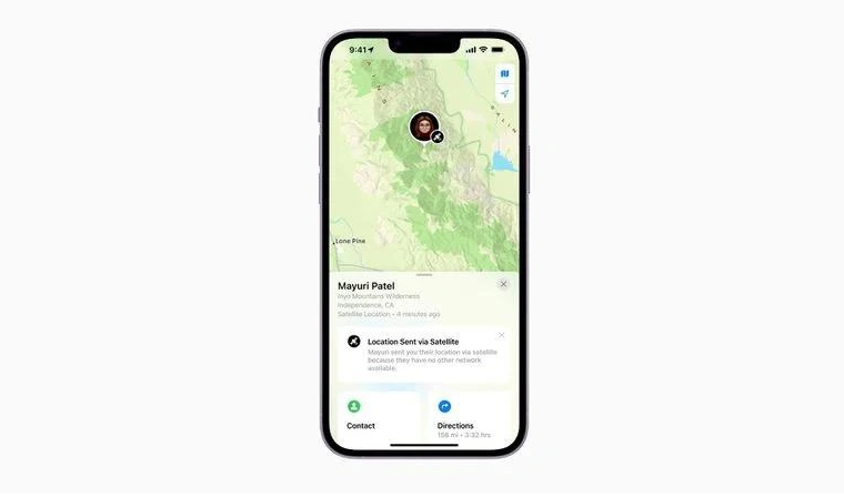 延平苹果14维修分享iPhone14系列中 FindMy功能通过卫星分享位置方法教程 