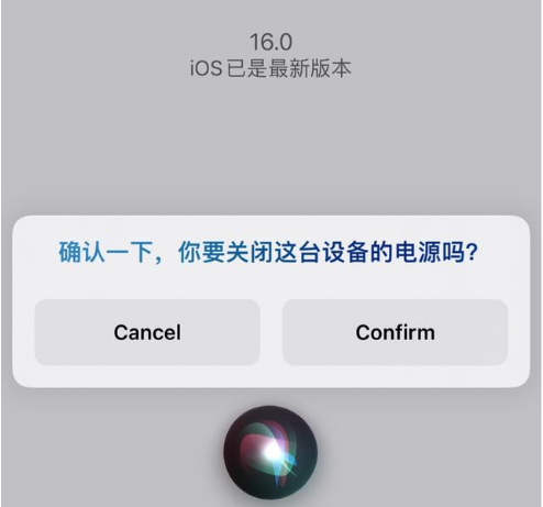 延平苹果手机维修分享iOS 16 Beta5为什么要取消Siri语音关机功能 