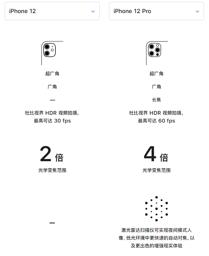 延平苹果手机维修分享苹果 iPhone 12 与 iPhone 12 Pro 选哪款 